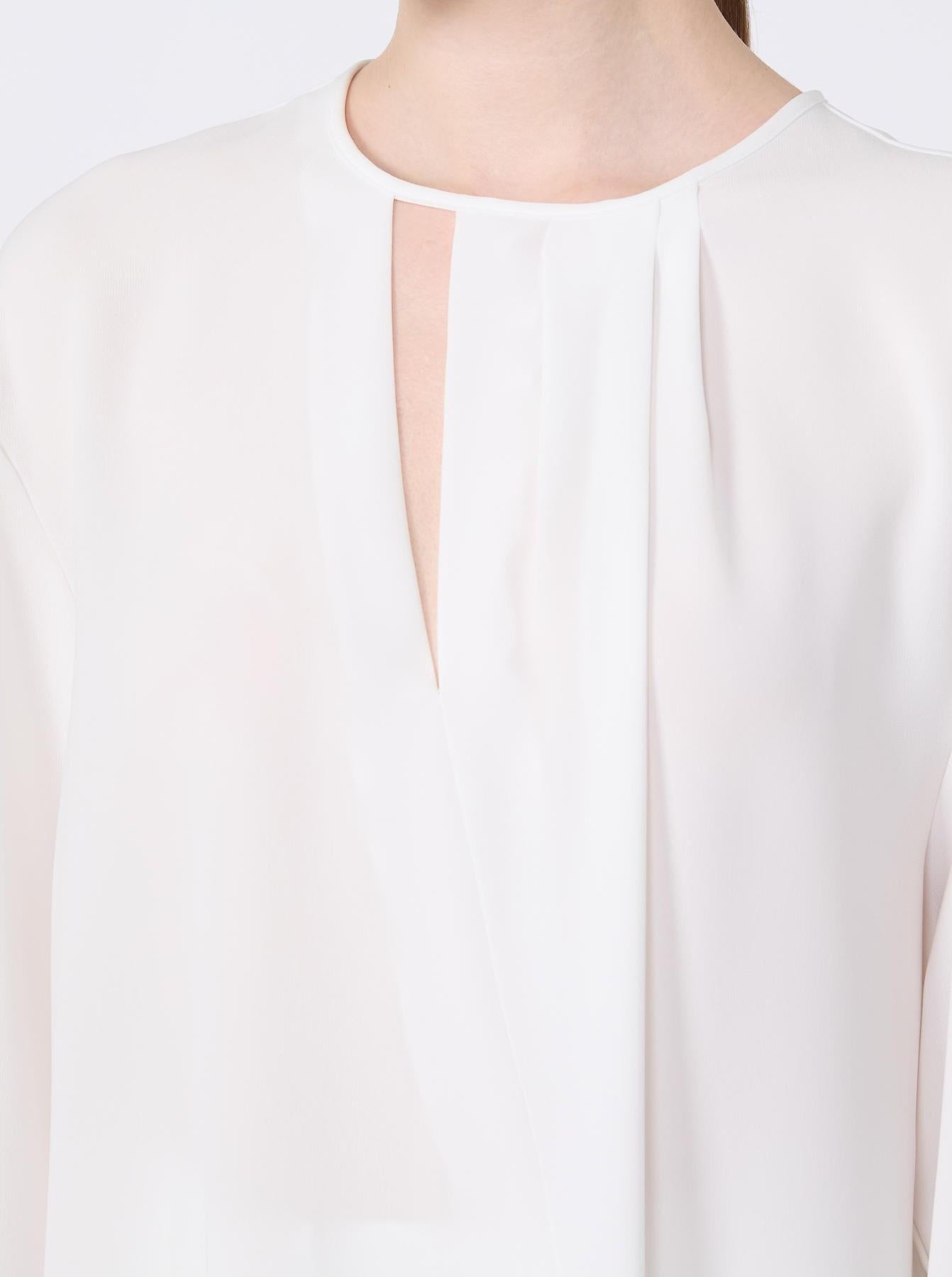 blusa in cady leggero MSTKAKI 007 MAXMARA STUDIO 