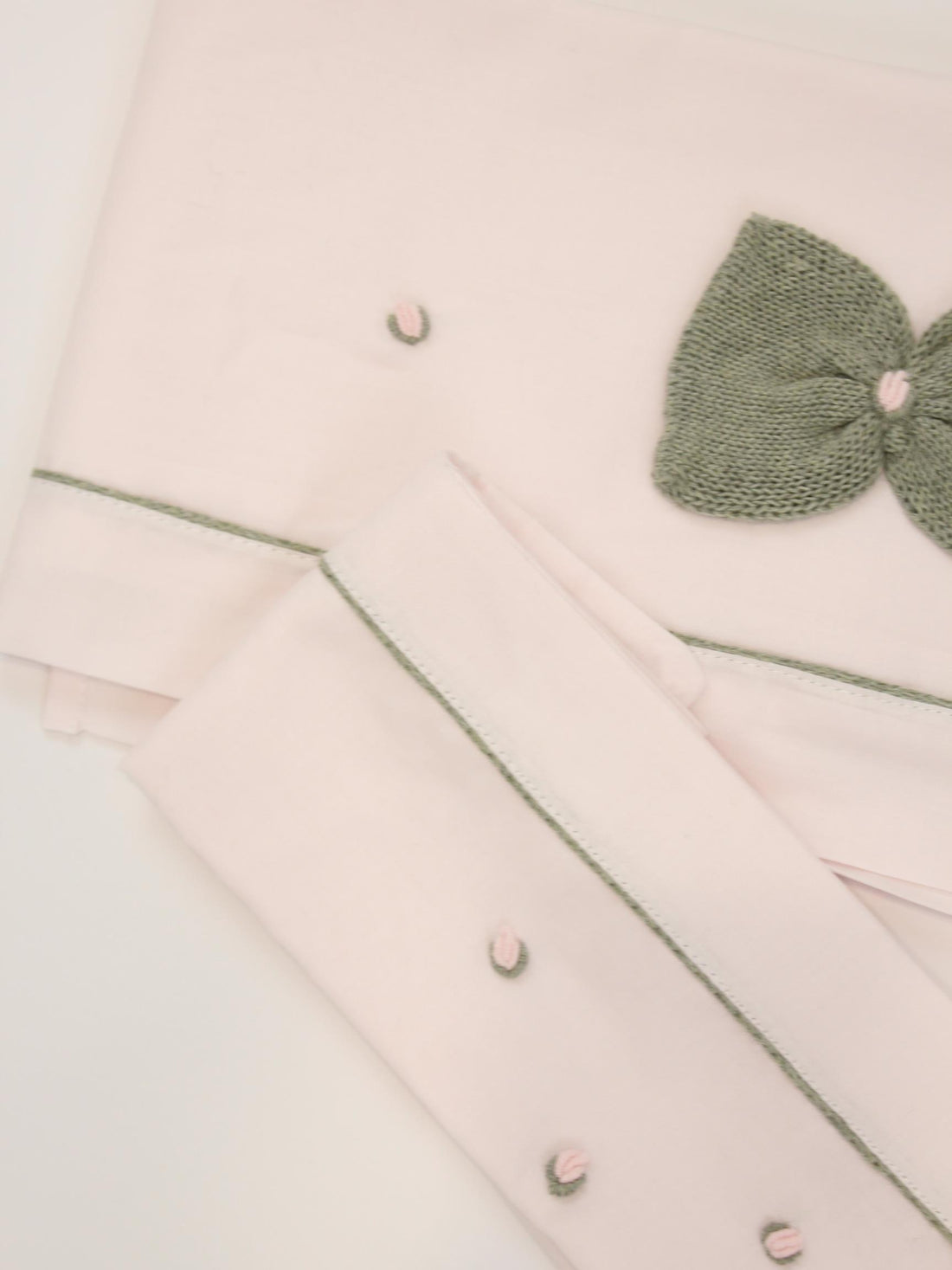 lenzuolo con fiocco in cotone BRINDISI LENZUOLO UNI PICCOLA GIUGGIOLA 