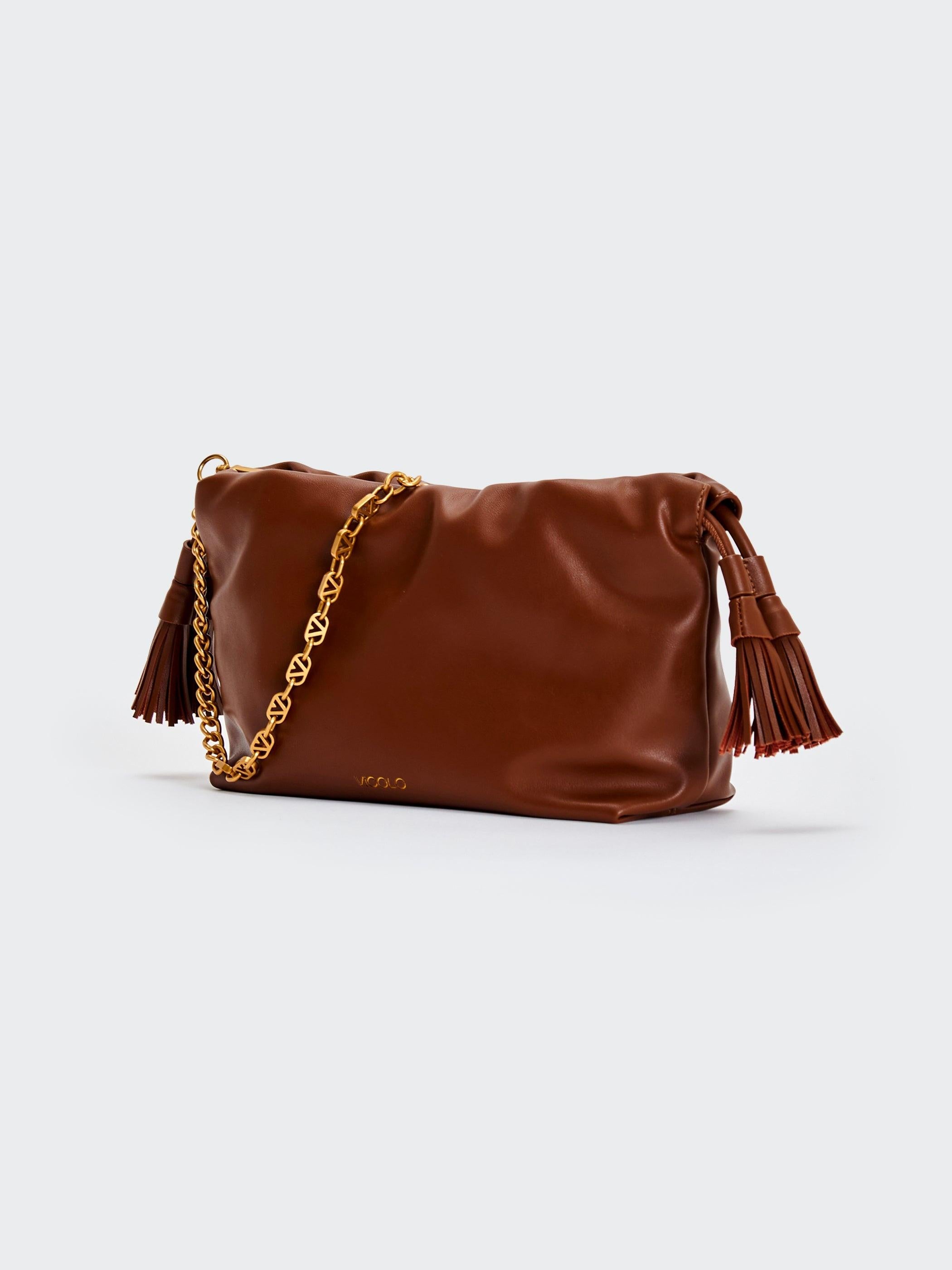 borsa tassel small XAB0035 ABU 69 FONDENTE VICOLO 