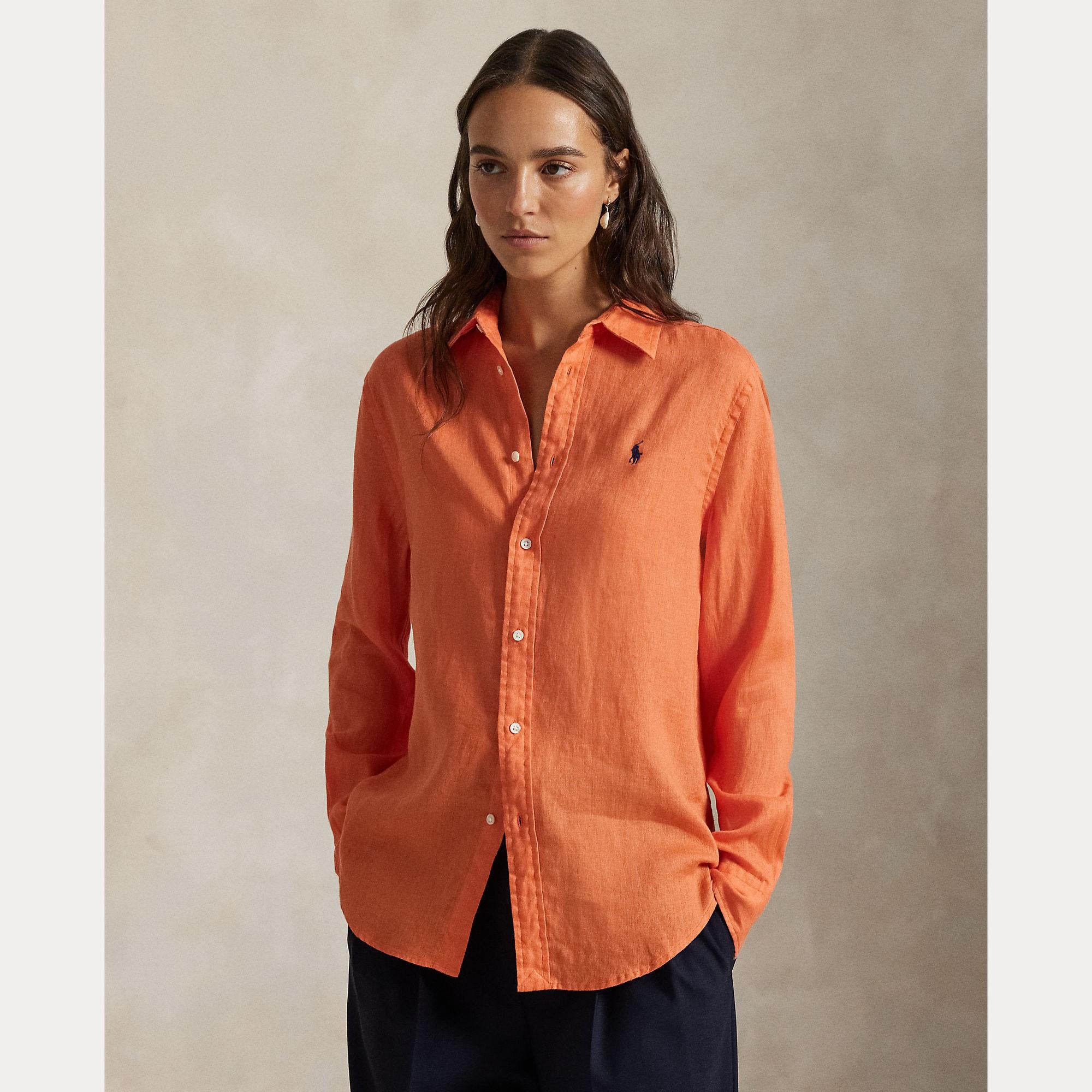 camicia in lino 211-970730 500 RALPH LAUREN POLO 