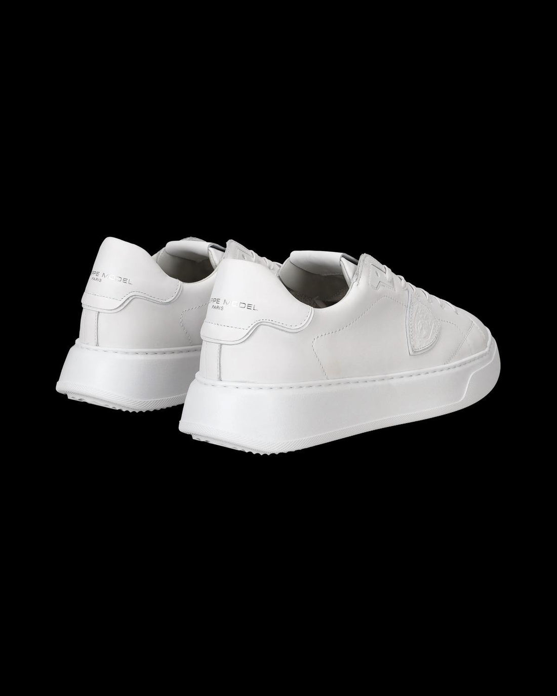sneakers temple bianca BTLU V001 BLANC V0001 PHILIPPE MODEL 