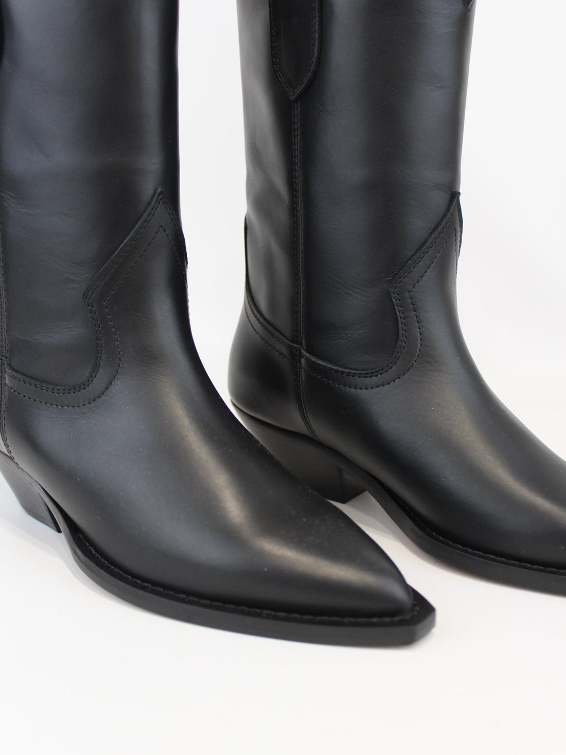 texano in pelle nero 4680 NERO VIA ROMA 15 