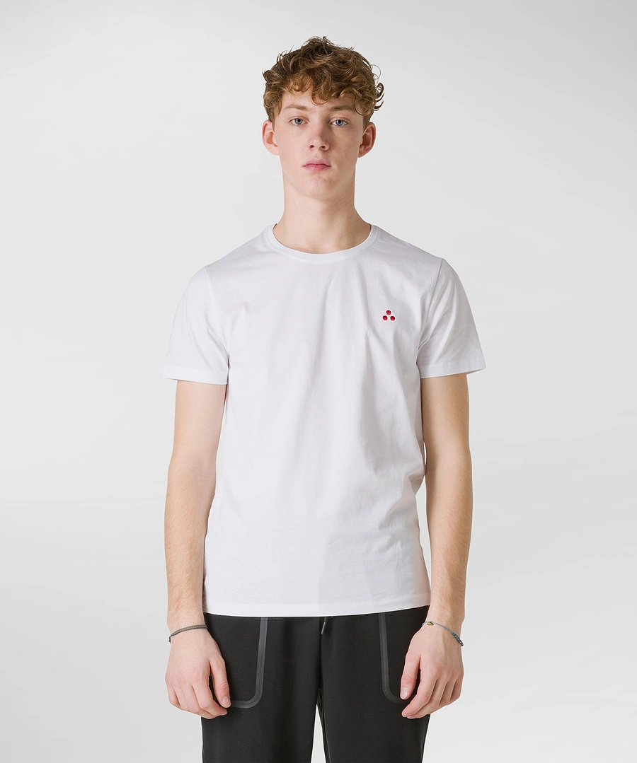 T-shirt con logo piccolo PEU4060 99012110 BIAOF PeUTEREY 
