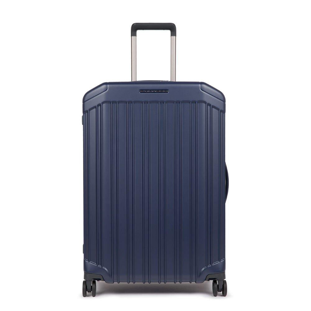 trolley a 4 ruote BV4427PQL BLUO PIQUADRO 