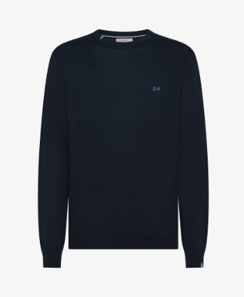 maglioncino con logo K35101 NAVY SUN68 