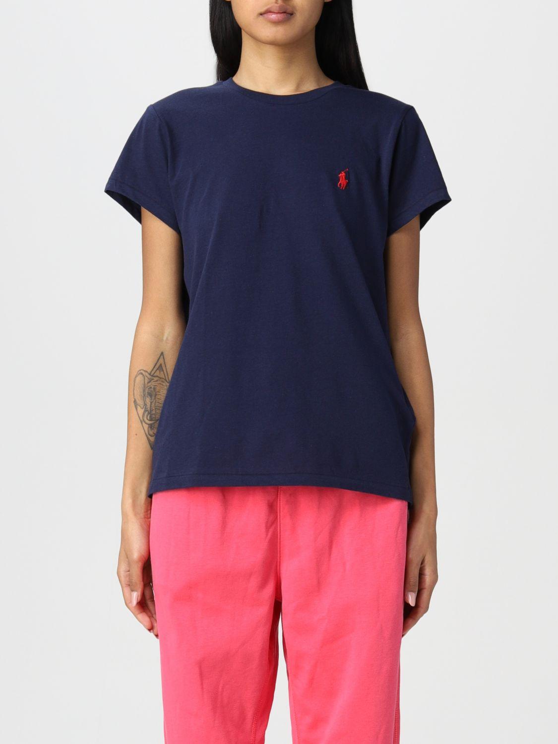 T-shirt con logo ricamato 211-847073 010 RALPH LAUREN POLO 