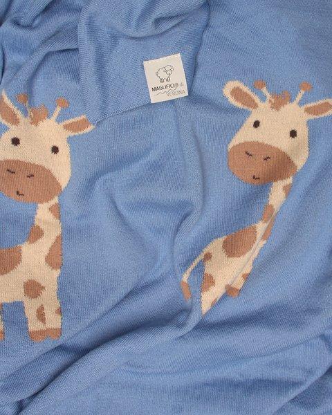 coperta culla in puro cotone 045520 AVIO MAGLIFICIO DI VERONA 