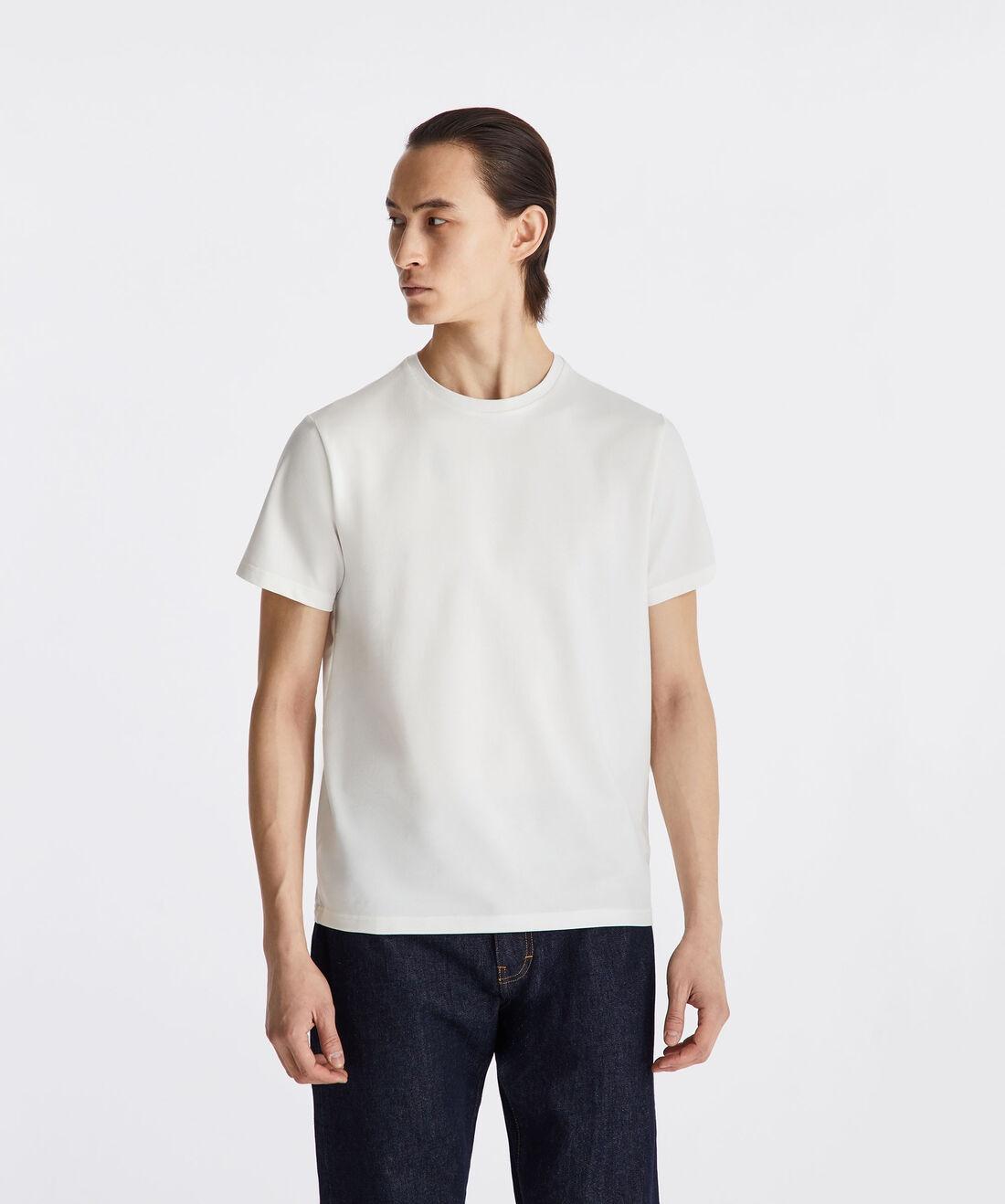 t-shirt in cotone e seta ZOLE 02 730 PeUTEREY 