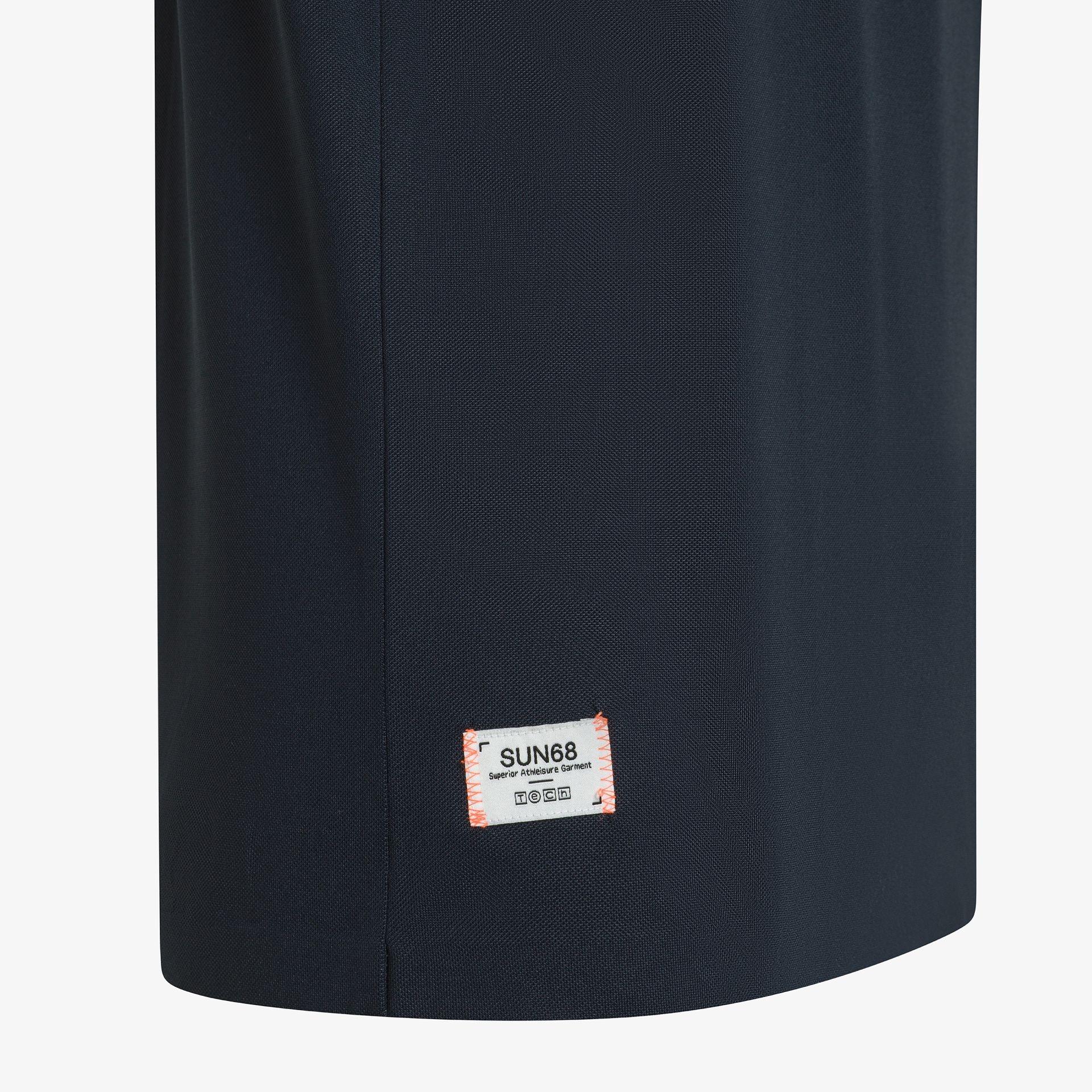 t-shirt in piquet tech T36135 NAVY BLUE SUN68 