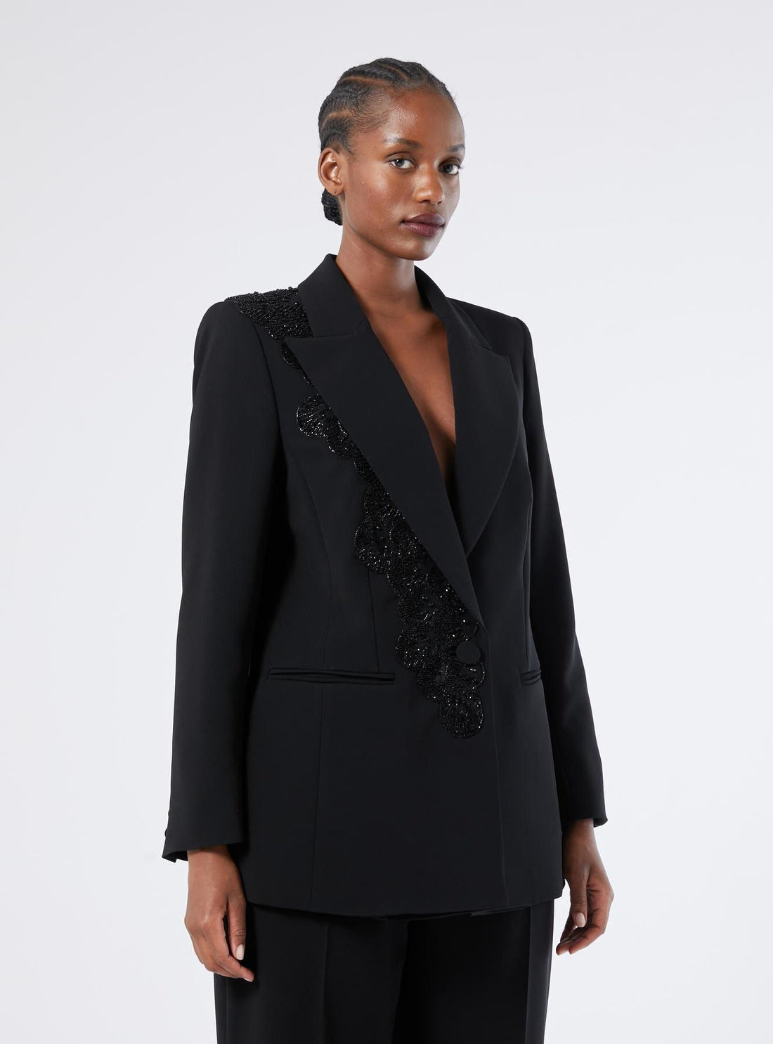 giacca blazer con applciazioni RAFIA 001 MARINA RINALDI 