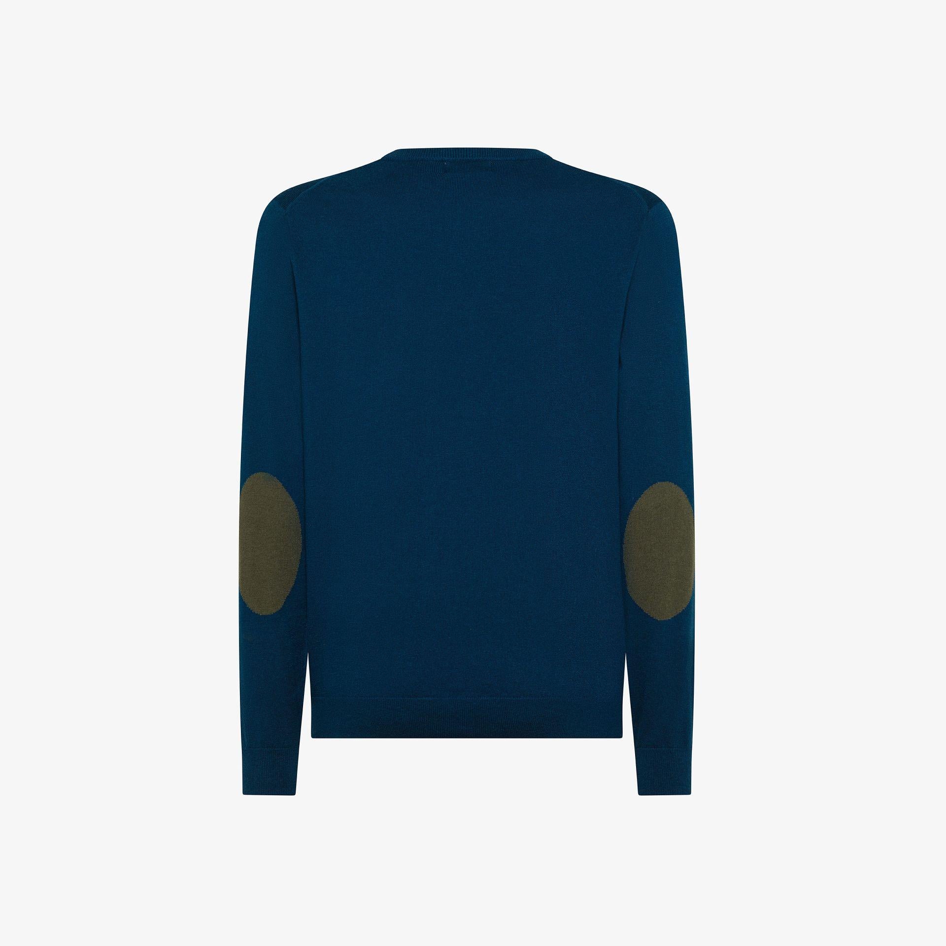 maglione con taschino e toppe K45147 78 SUN68 