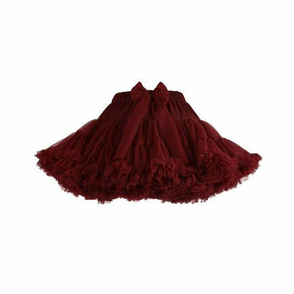 gonna ampia in tulle SKIRT1 BORDO MANUFAKTURA FALBANEK 