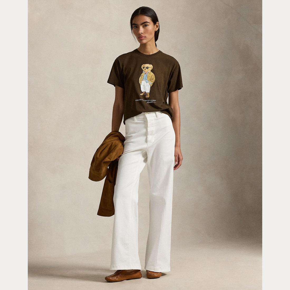t-shirt con teddy bear 211-A96599 001 RALPH LAUREN POLO 