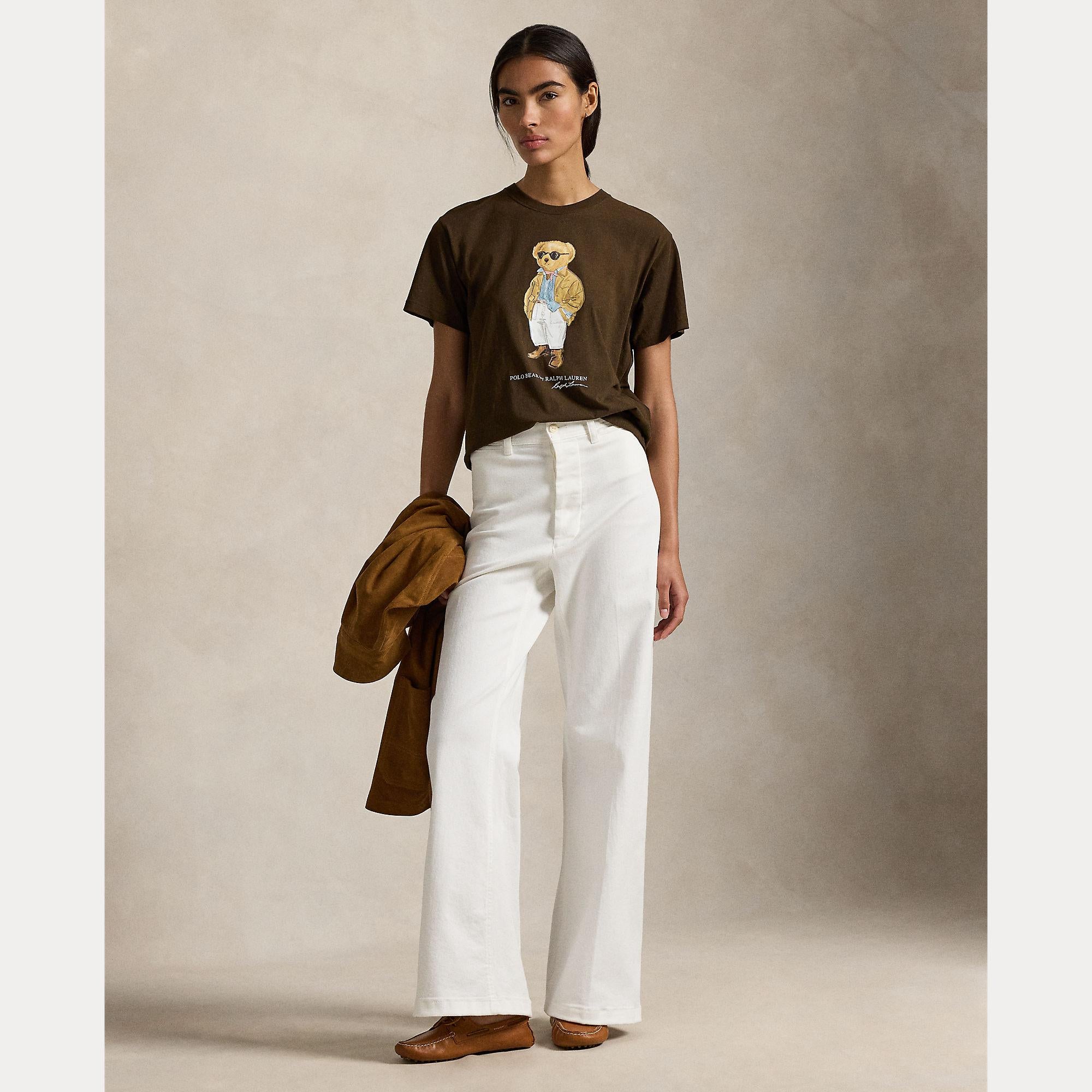 t-shirt con teddy bear 211-A96599 001 RALPH LAUREN POLO 