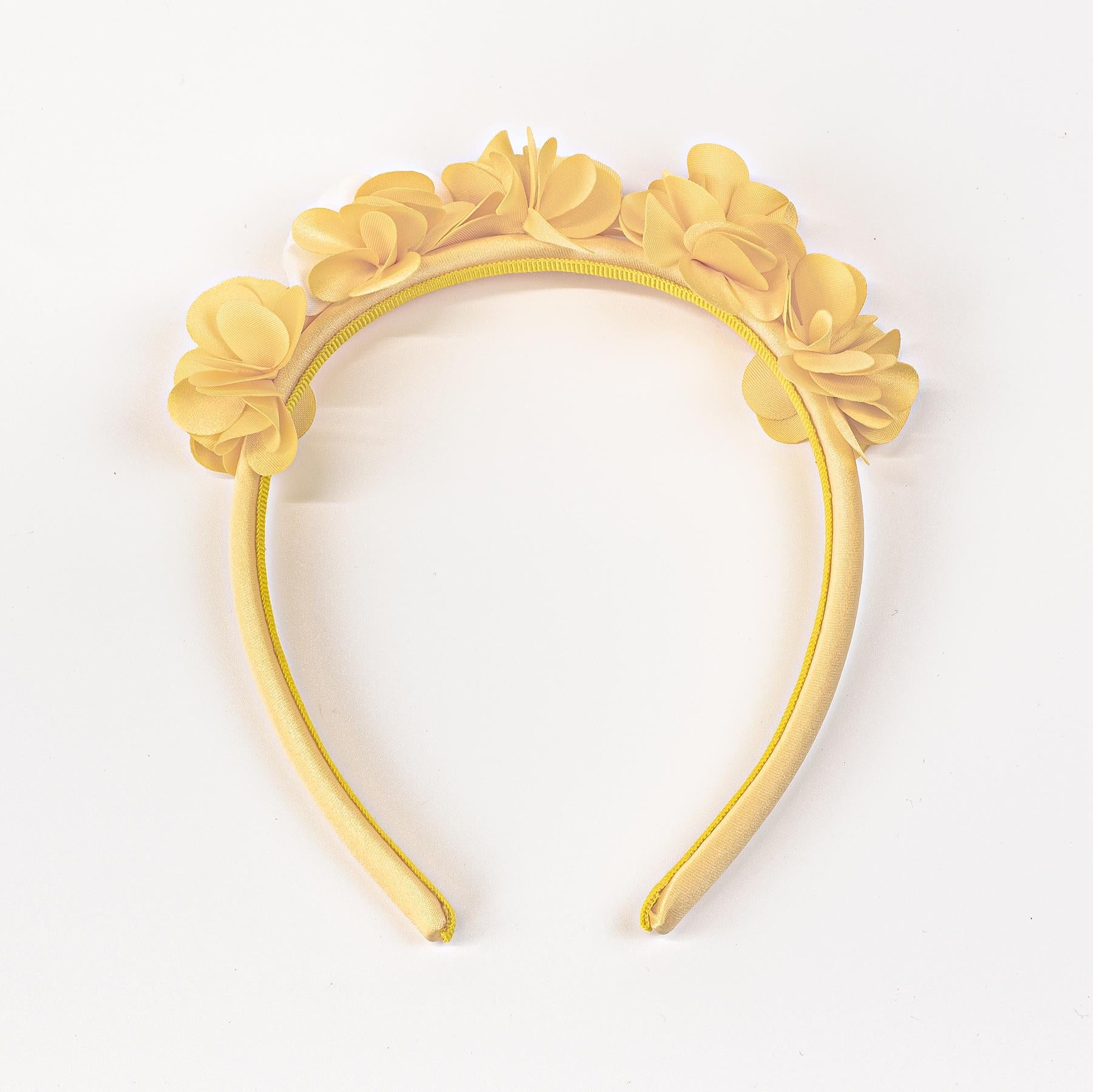 cerchietto con ricamo PC03219/CER GIALLO PURE FIRENZE 