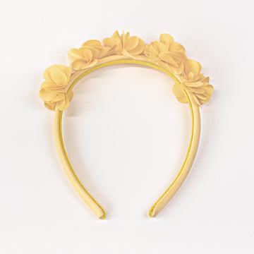cerchietto con ricamo PC03219/CER GIALLO PURE FIRENZE 