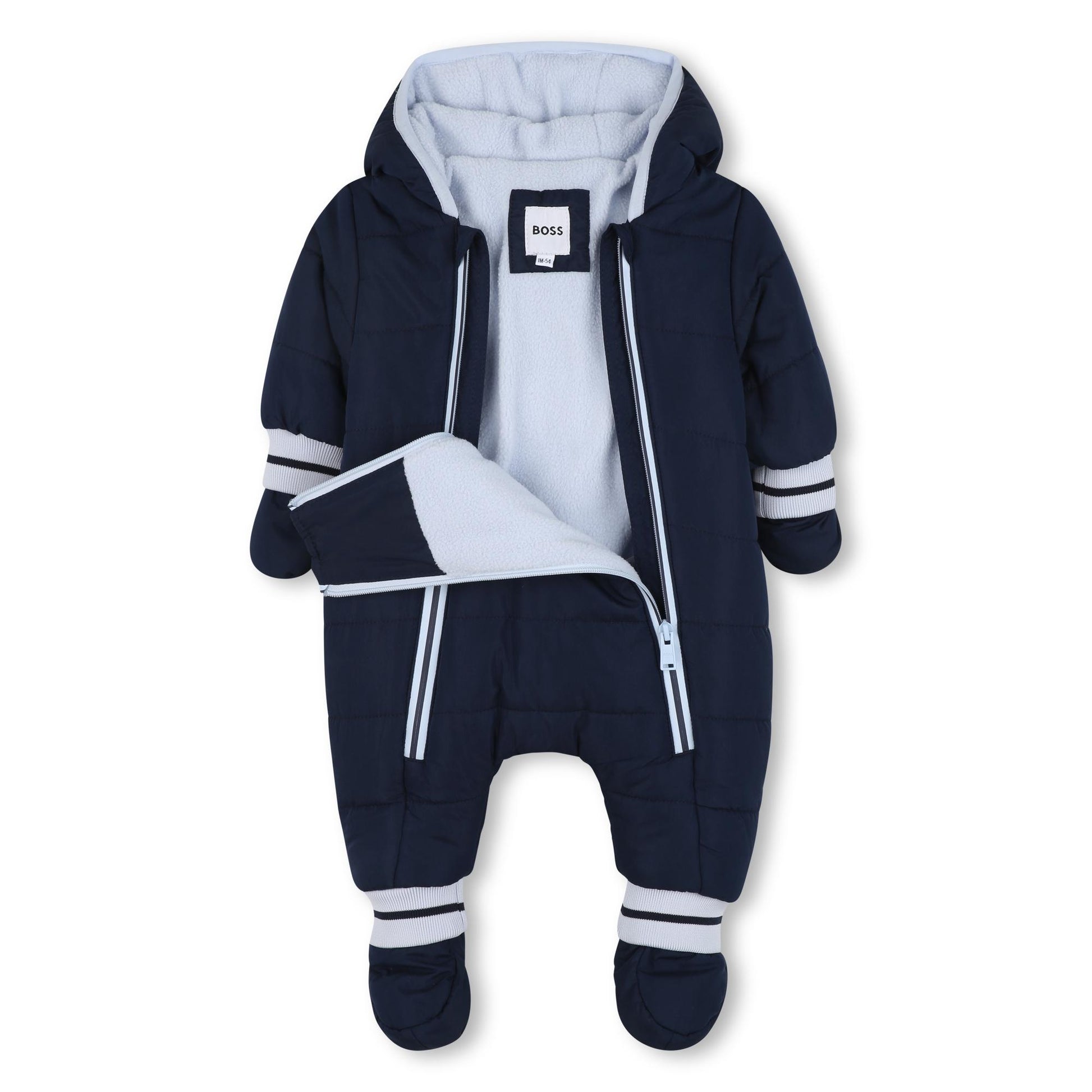 tuta intera con zip J52516 849 BOSS 