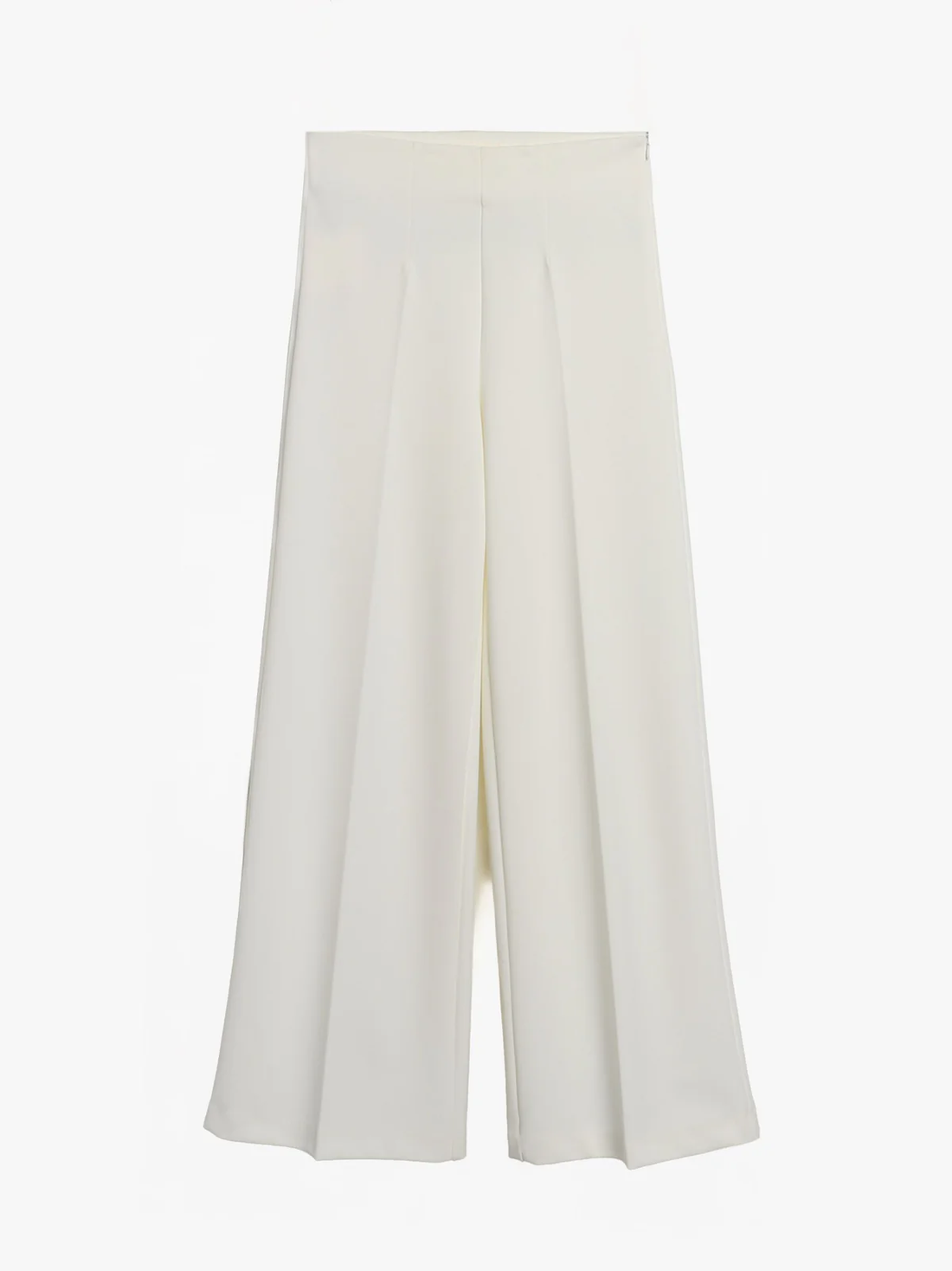 pantalone in crepe TD0449 NATURALE VICOLO 