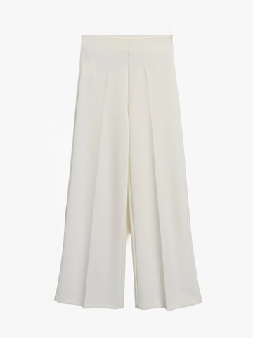 pantalone in crepe TD0449 NATURALE VICOLO 