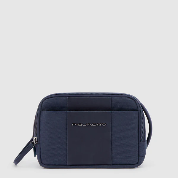 pochette in tessuto riciclato BY6149BR2 BLU PIQUADRO 