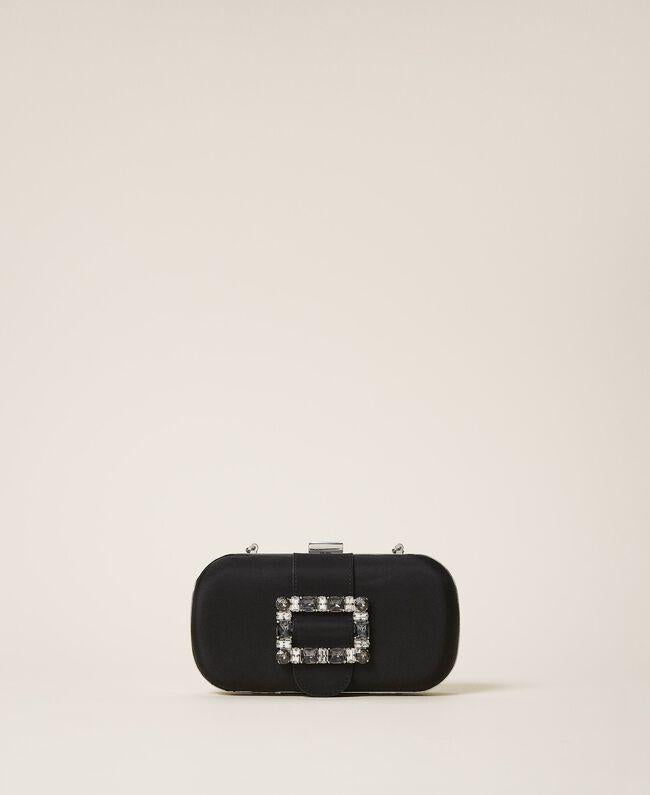 BORSA CLUTCH CON FIBBIA GIOIELLO E TRACOLLA 202TB7063 00006 TWINSET 