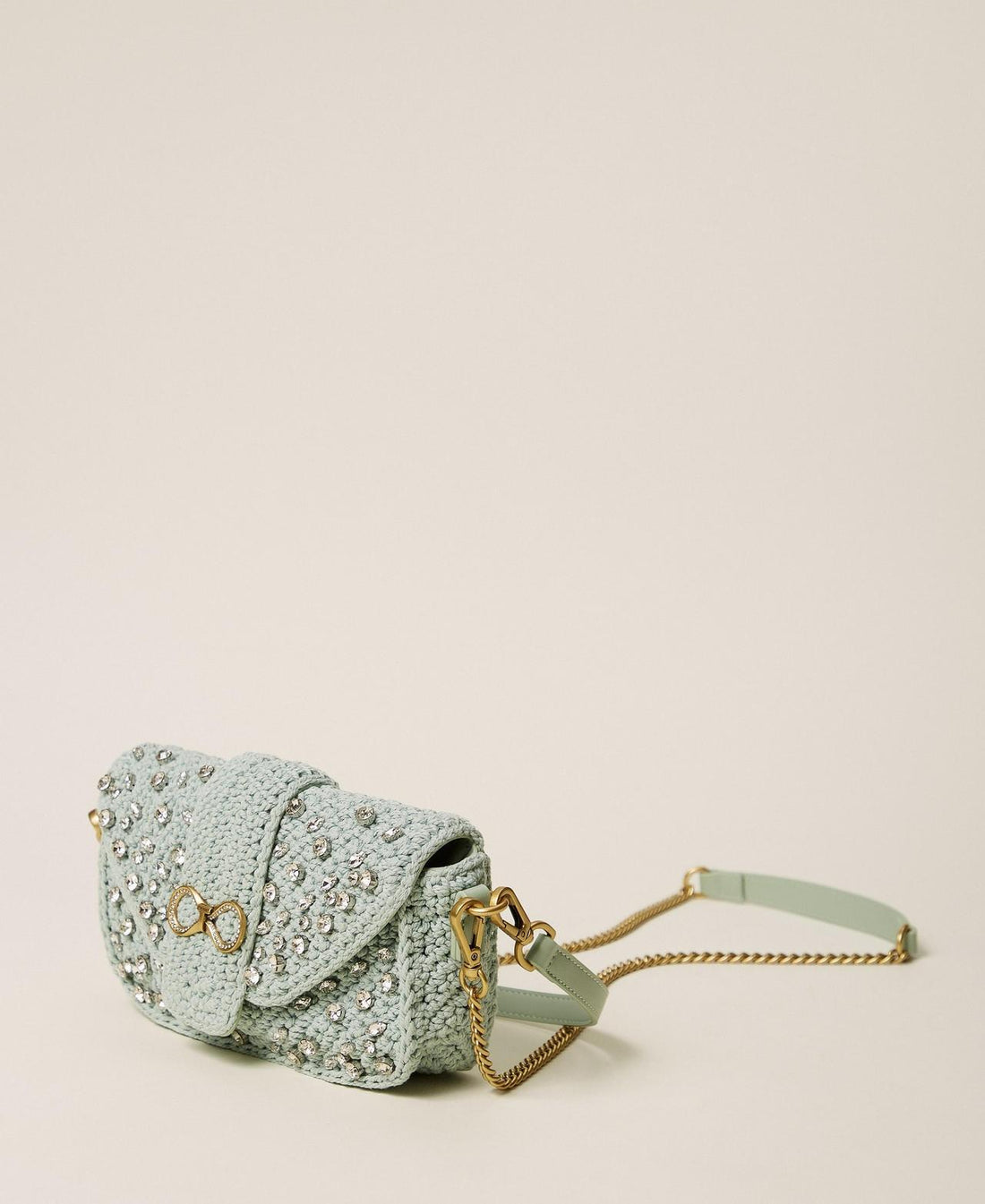 borsa in crochet con strass 261TB7490 13162 TWINSET 