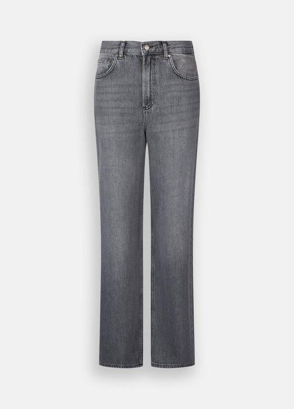 jeans baggy in denim UF5284DS048 87309 LIU JO DENIM 