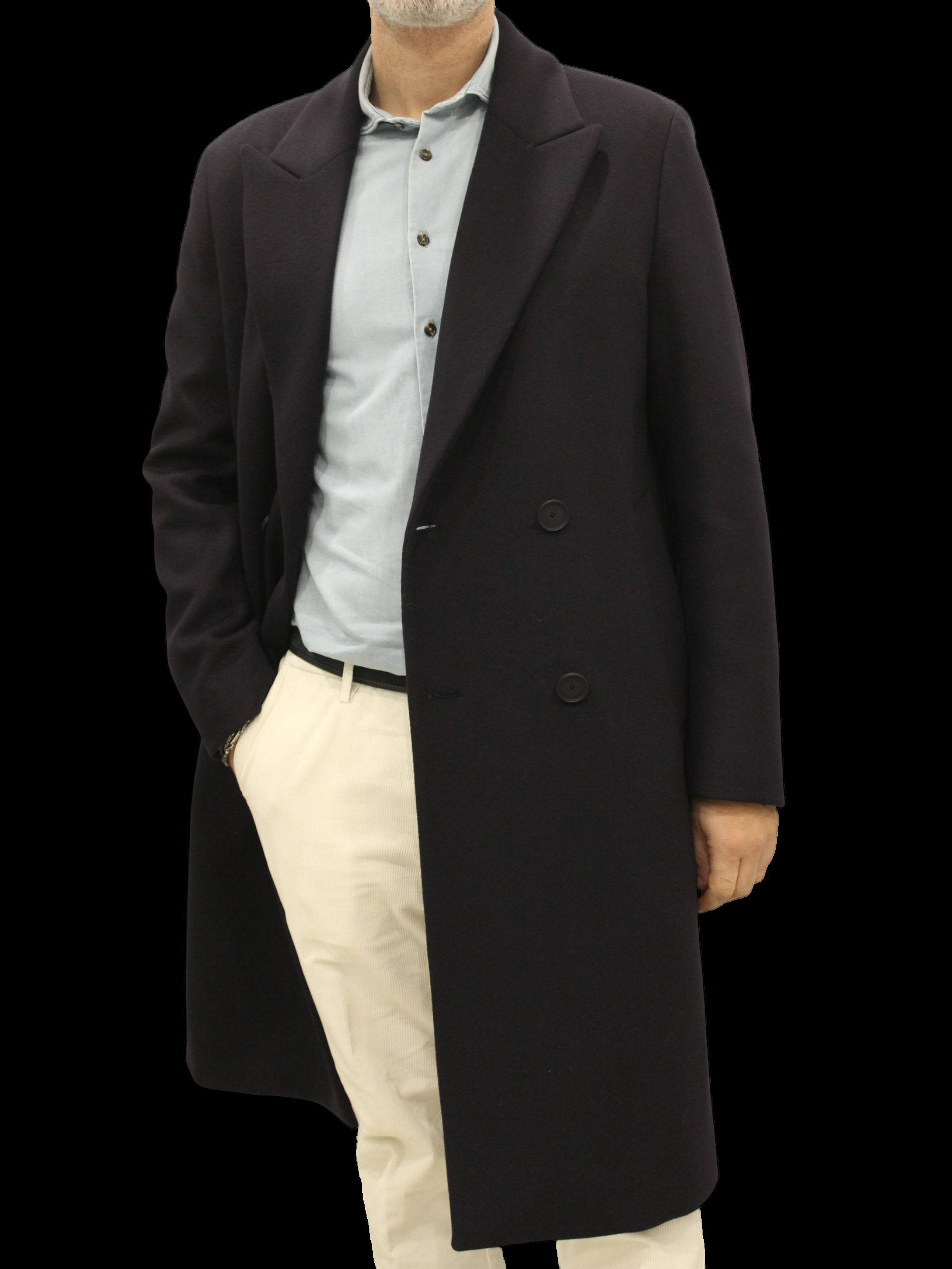 cappotto doppiopetto in lana 3932C4001 253697 89 MANUEL RITZ 