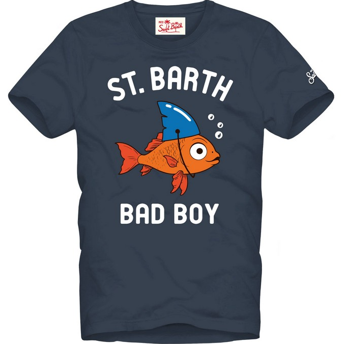 t-shirt boy con stampa TSHIRT BOY 00055H MC2 SAINT BARTH 