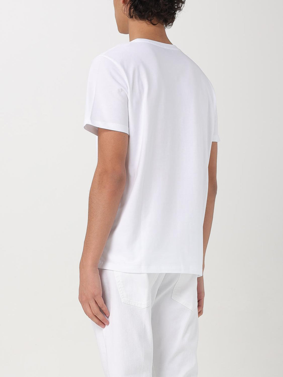 t-shirt con logo al fondo US198JF0309UIU2 000 DONDUP 