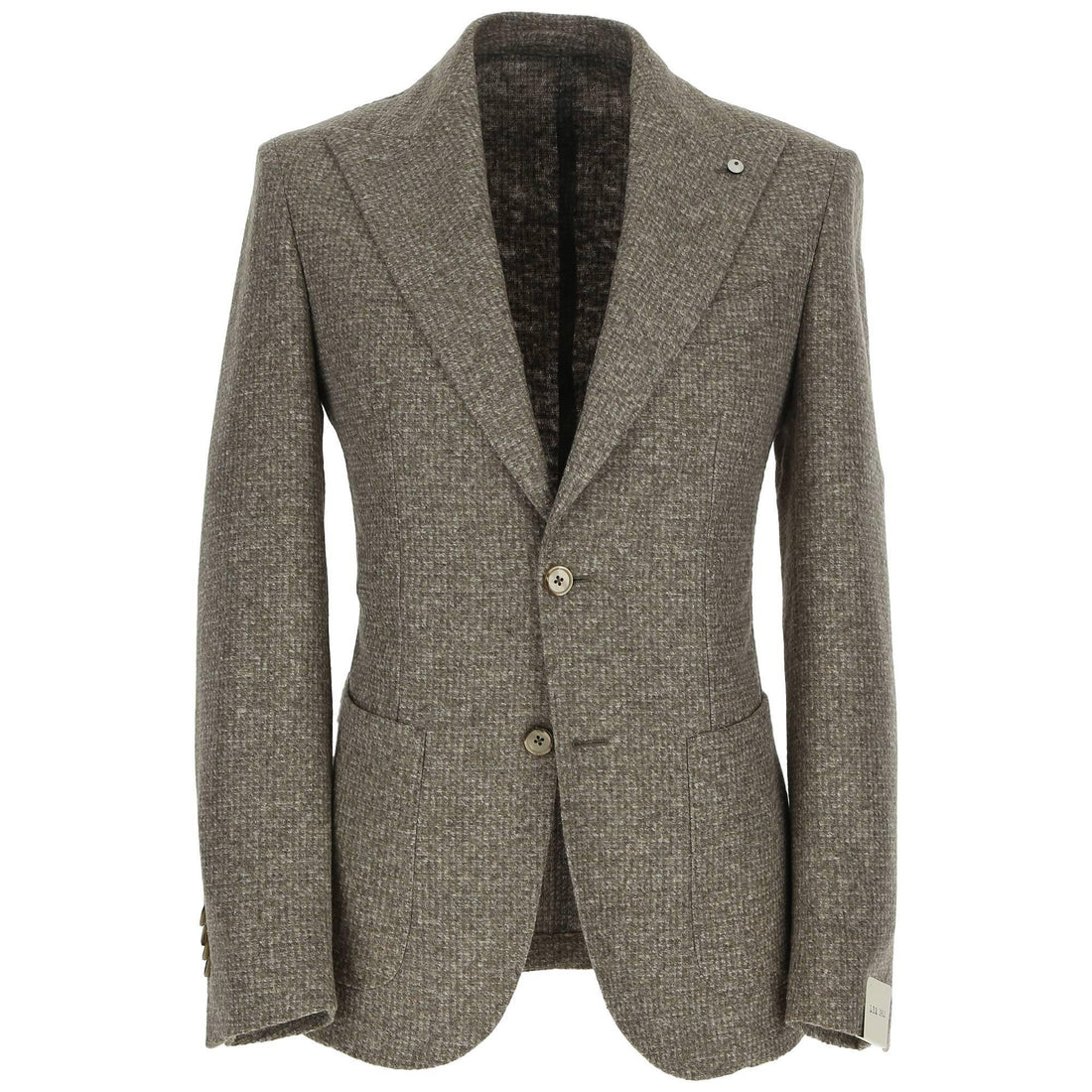 Giacca in jersey di cotone e lana vergine 2812 55716 01 LUIGI BIANCHI MANTOVA 