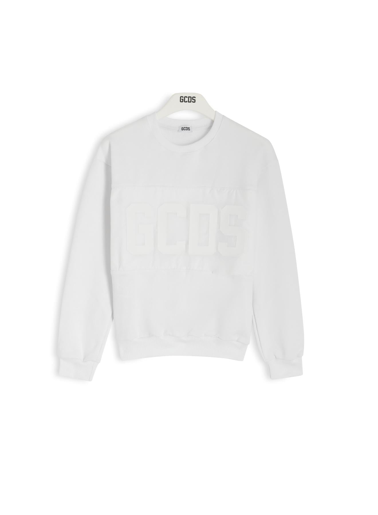felpa con logo in tono ZOUJQE596F004 100A GCDS 
