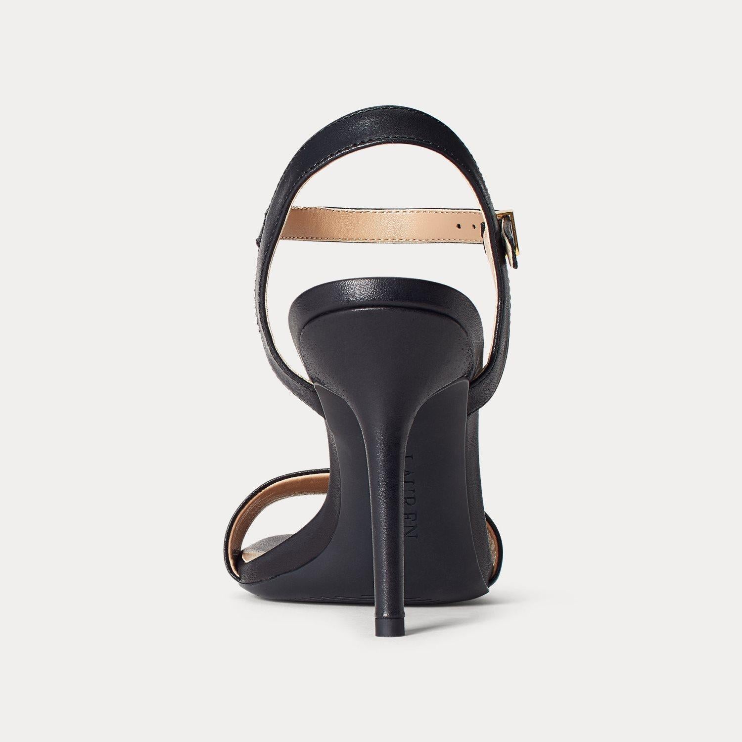 sandalo gwen in pelle 802-940588 001 LAUREN RALPH LAUREN 