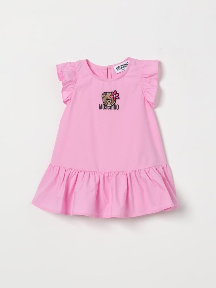 abito con patch MDV0D6LLA10 51473 MOSCHINO KIDS 