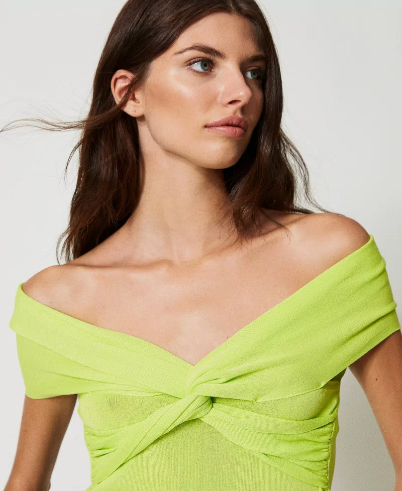 Top con drappeggi 231AP3031 10328 TWINSET ACTITUDE 