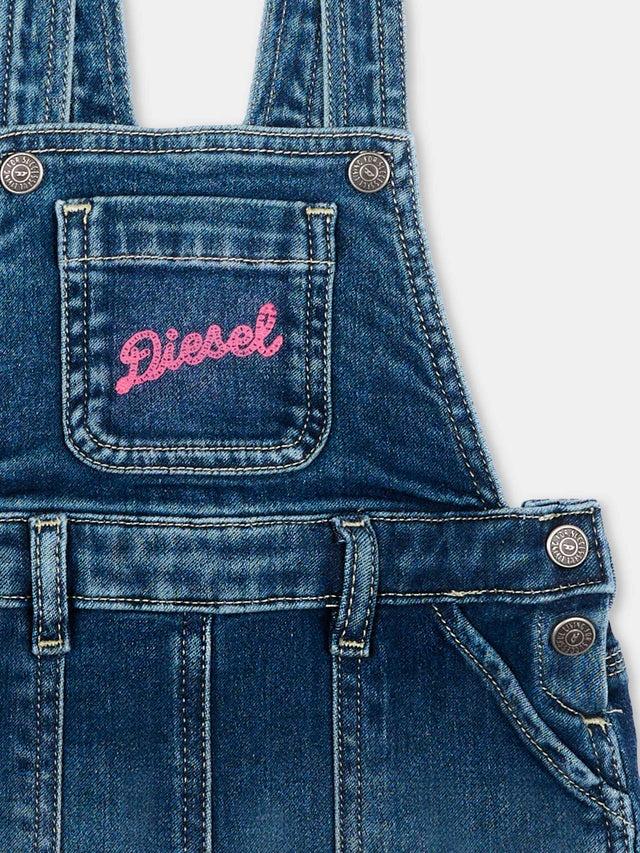 salopette in denim K00719 KXBR0 K01 DIESEL 
