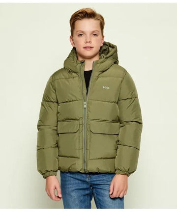 giubbotto imbottito con logo J52396 C724 BOSS 