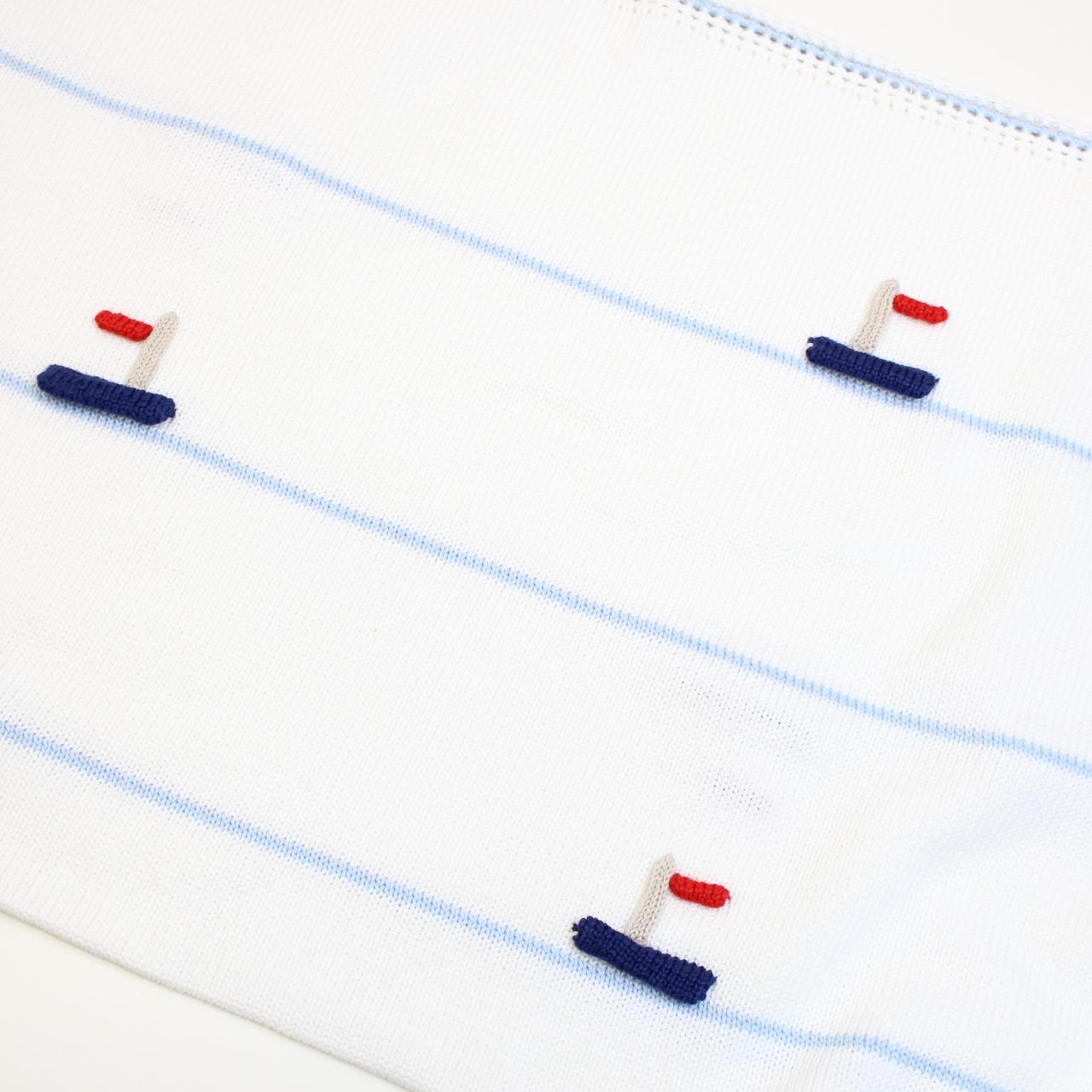 COPERTA cotone NEONATO CON RICAMI BILLY COPERTA UNI PICCOLA GIUGGIOLA 