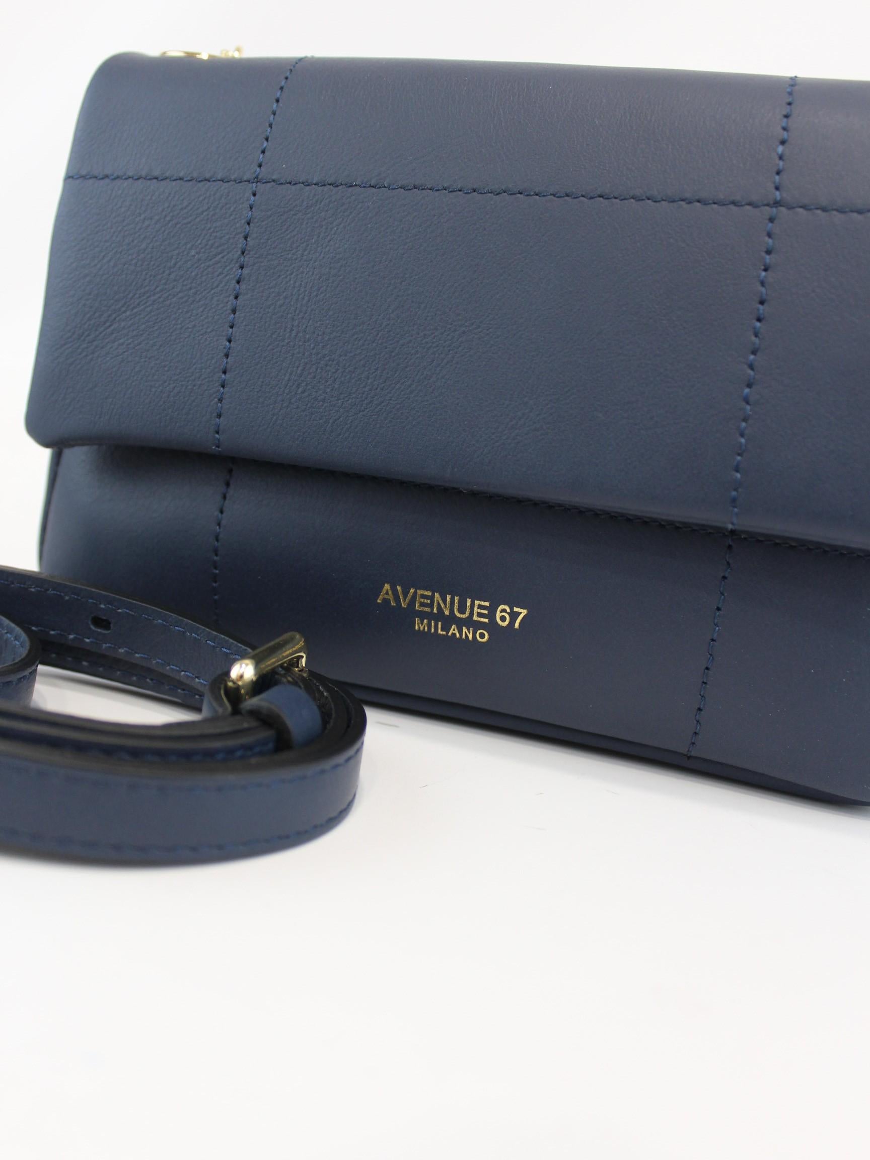 Borsa smooth piccola SMOOTH BLU AVENUE 67 