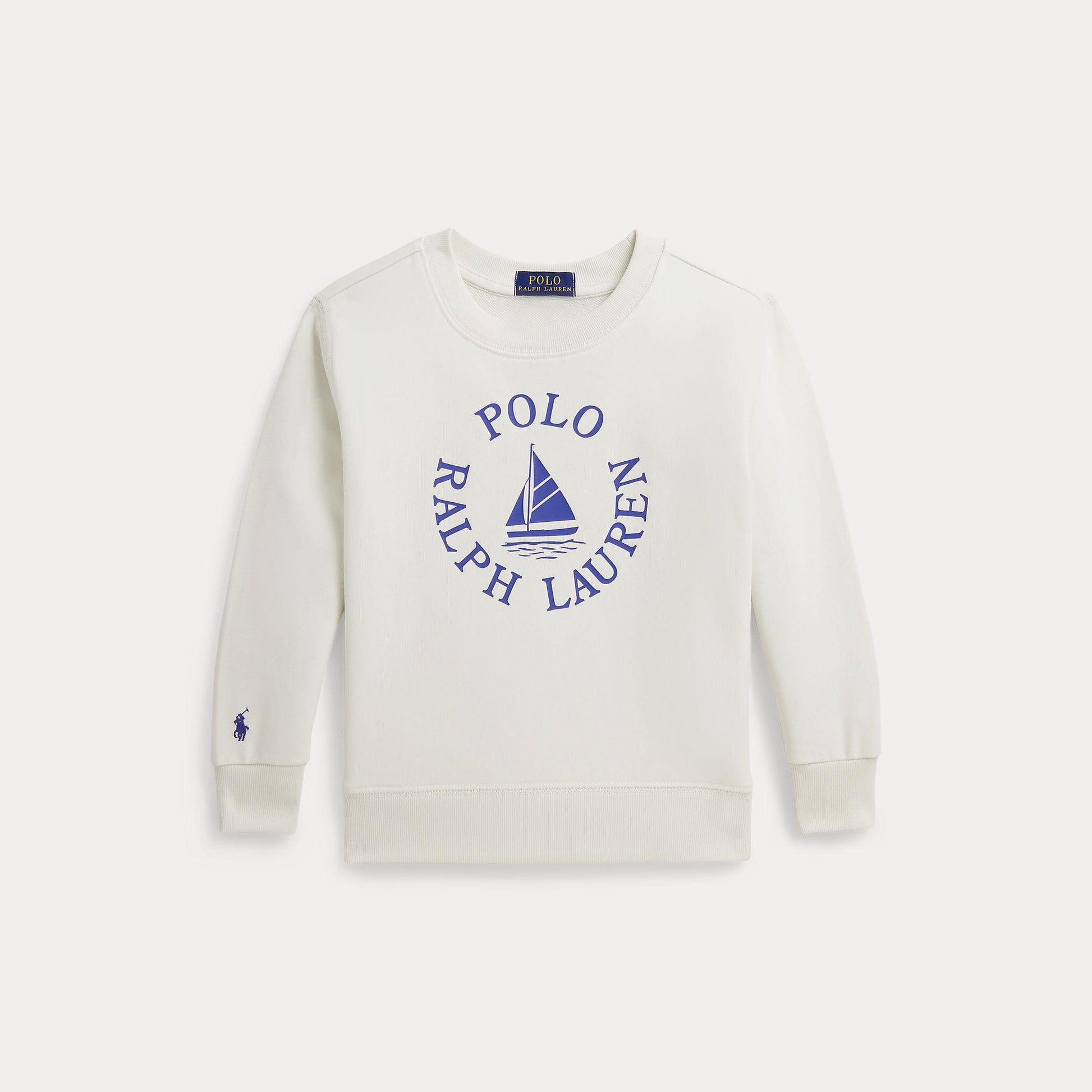felpa logo in contrasto 322-A12290 002 RALPH LAUREN POLO 