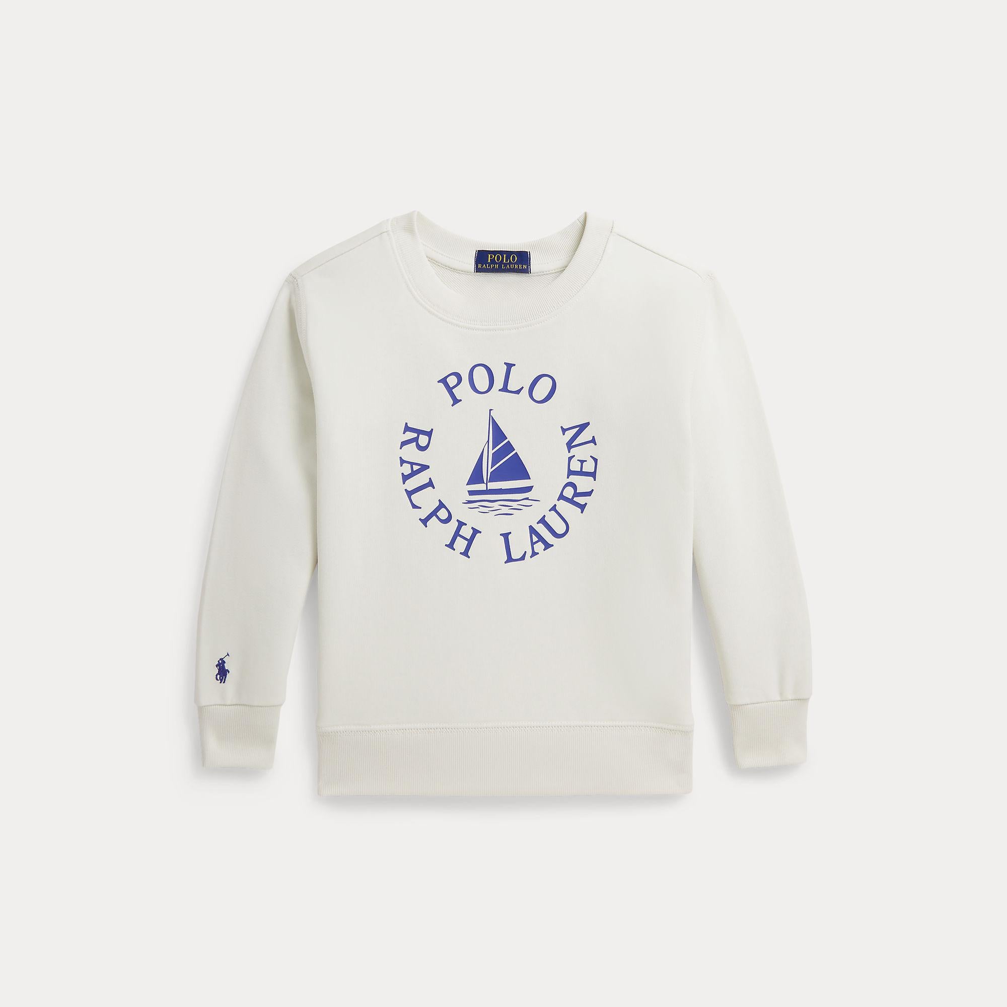felpa logo in contrasto 322-A12290 002 RALPH LAUREN POLO 