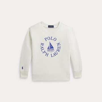 felpa logo in contrasto 322-A12290 002 RALPH LAUREN POLO 
