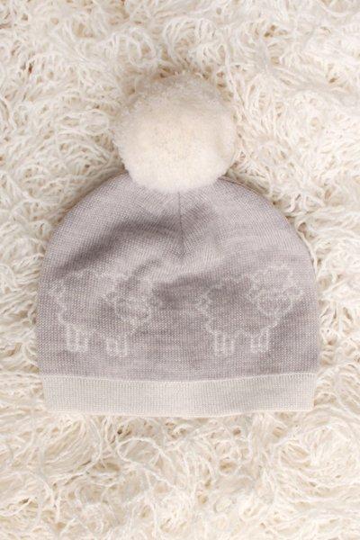 cappello woolly 045456 L946 BLU STONE MAGLIFICIO DI VERONA 