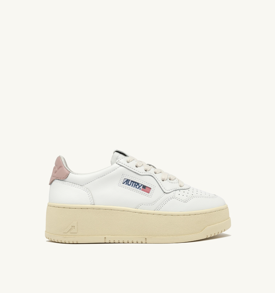 sneakers medalist platform PTLWLL80 WHITE/POWDER AUTRY 