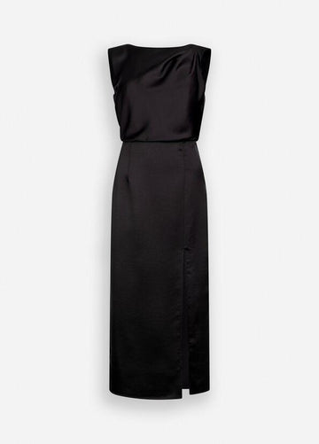 abito midi elegante CF5335T2956 22222 LIU JO BLACK 