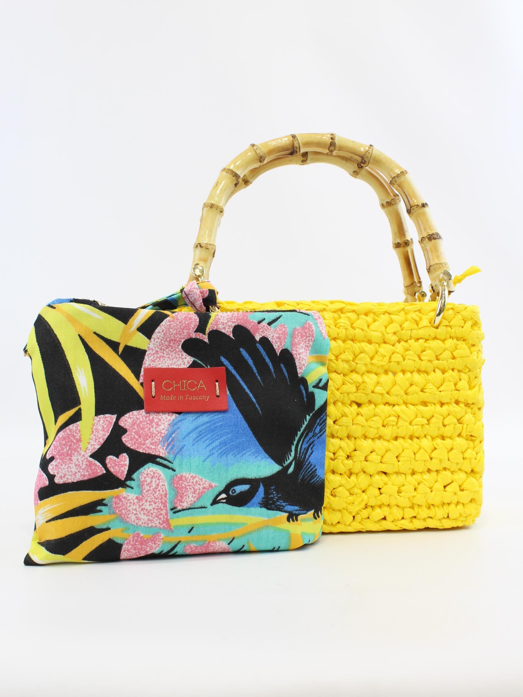 borsa manici bambù METEORA SUN CHICA 