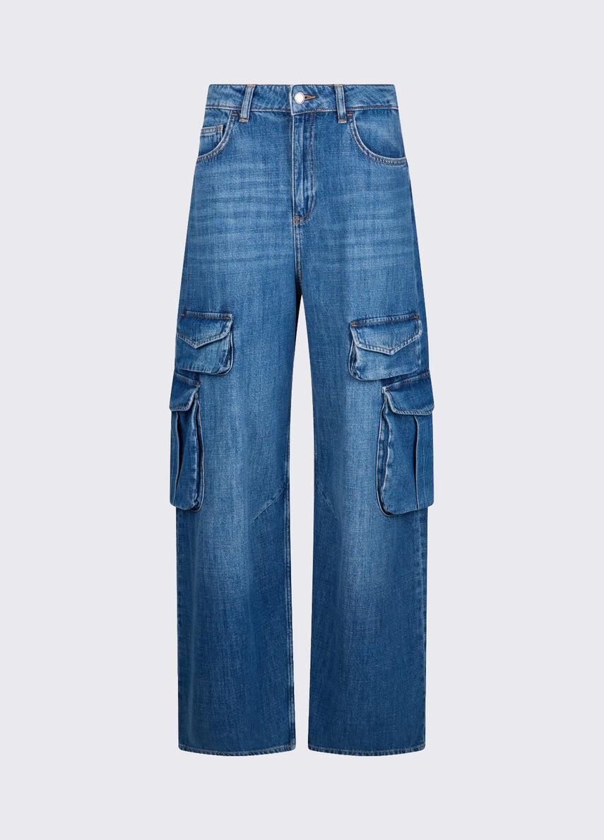 jeans cargo UA6333DS082 79034 LIU JO DENIM 