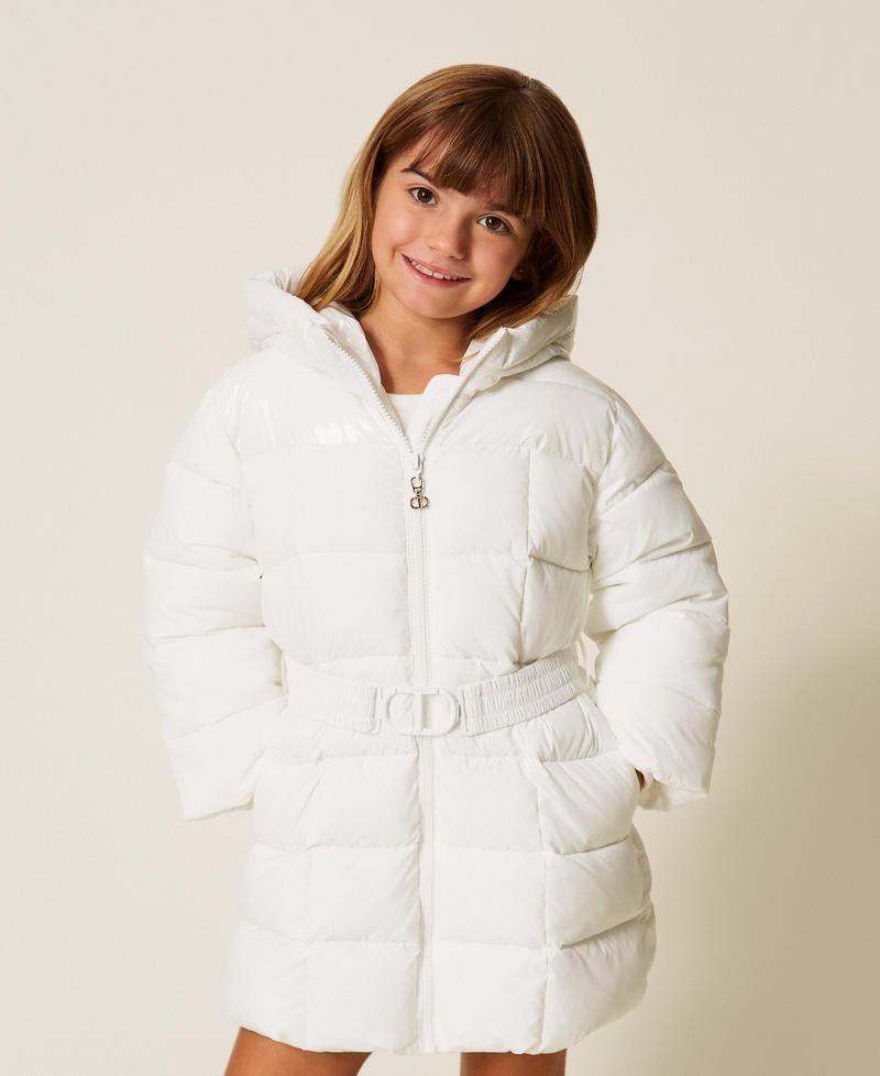 piumino lungo trapuntato 252GB2180 12577 TWINSET GIRL 