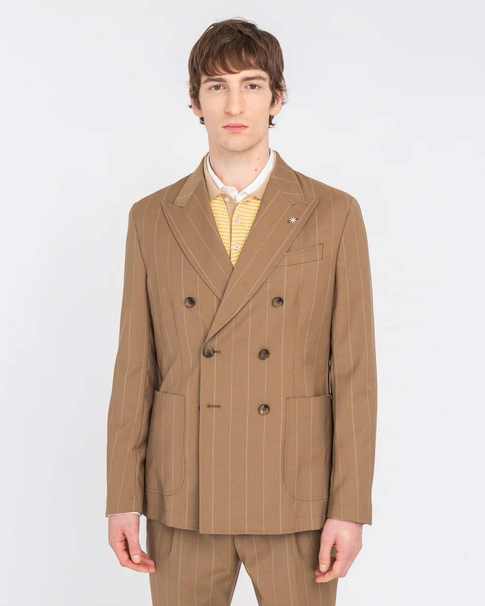 abito doppiopetto gessato 3832A3738 253142 23 MANUEL RITZ 