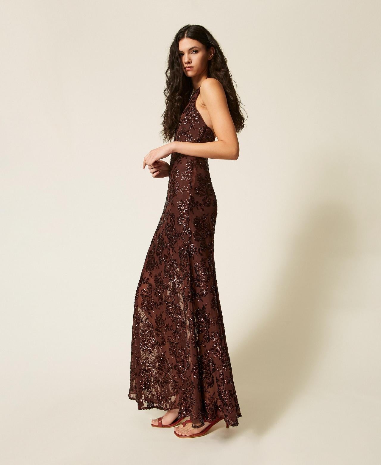 abito tulle e pailettes 261AT2145 11504 TWINSET ACTITUDE 